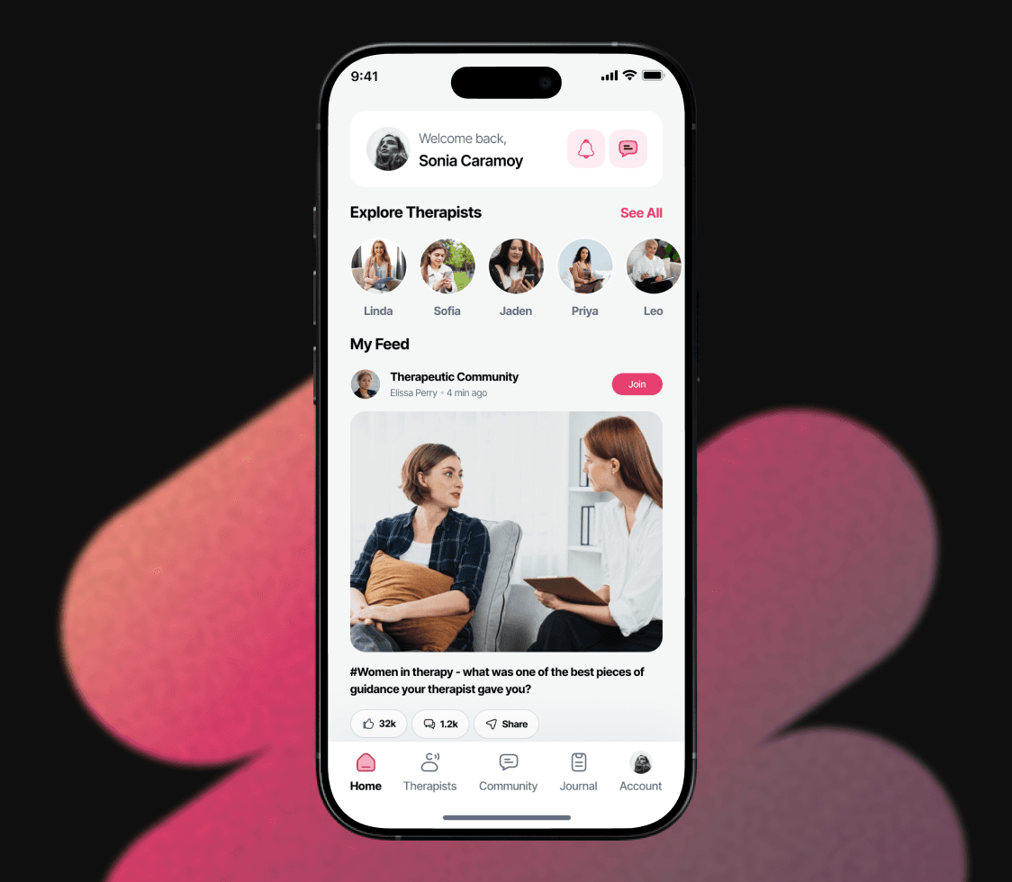 Mobile app interface shown on a phone