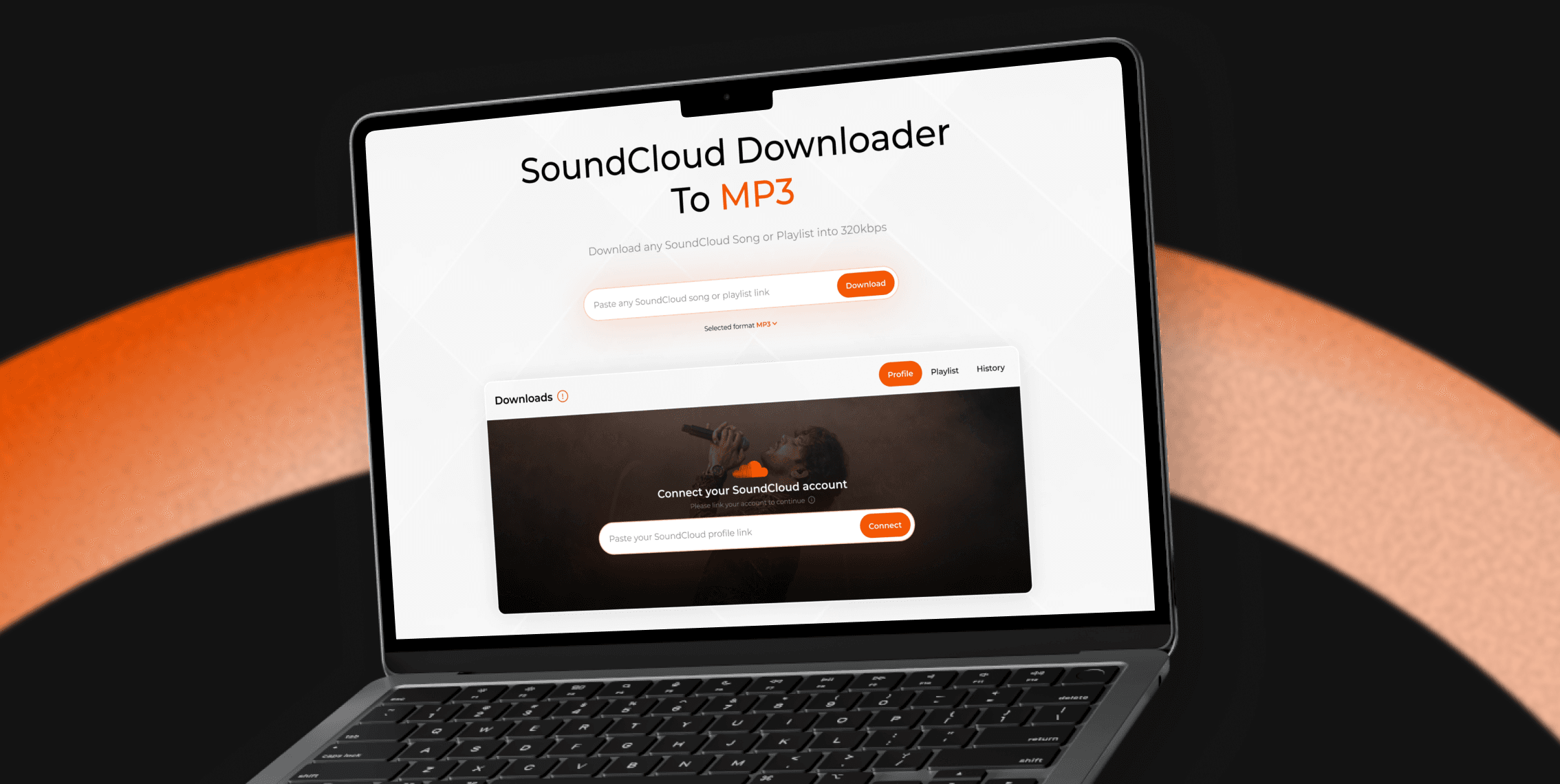Music Verter primary web app screen